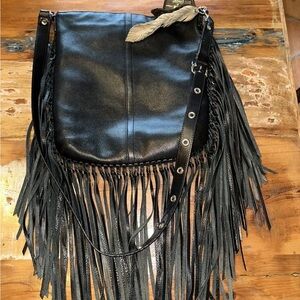 Coach Limited Edition Leather Fringe Purse Very Rare Krystal Simpson